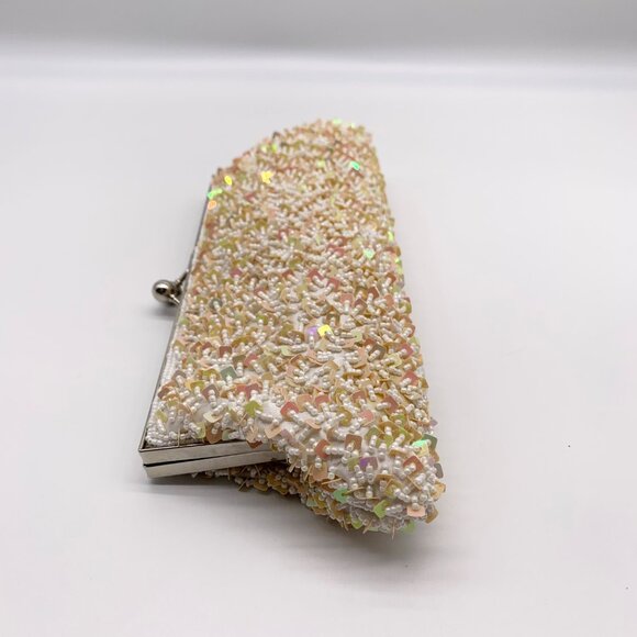 Unbranded Iridescent Embellished Convertible Clutch - Picture 3 of 11